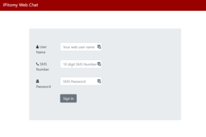SMS Web Login
