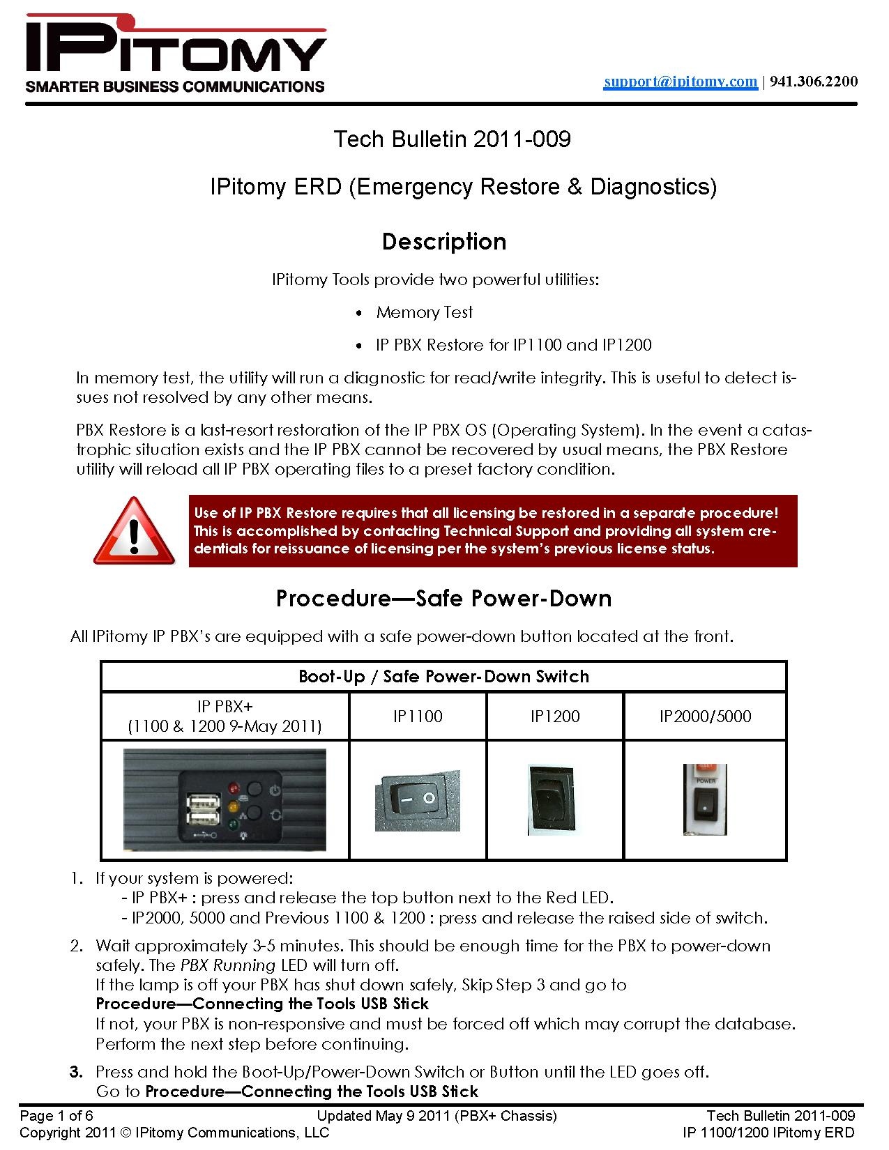 File:Tech Bulletin 2011-009 - IPitomy ERD v 2.0.pdf